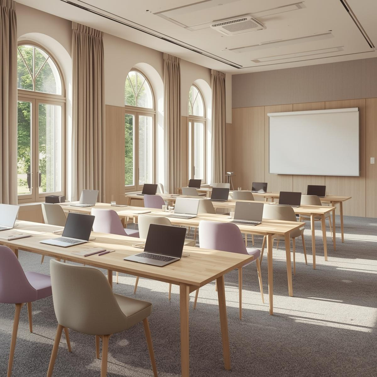 Salle de formation pédagogique dédiée aux écoles et CFA, pour la formation au digital et à l’intelligence artificielle